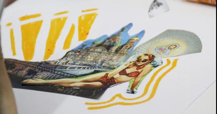 這次拼貼的主題是關于“做夢”