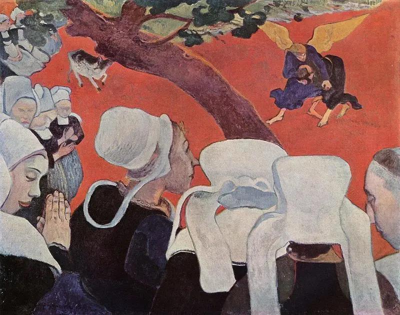 Paul Gauguin The Vision after the Sermon