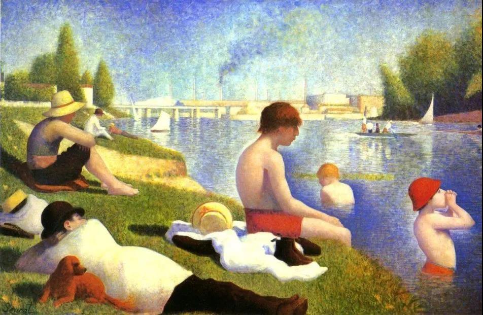 Georges Seurat Bathers at Asnieres