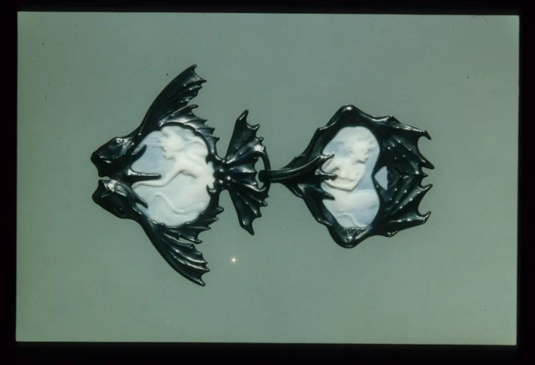 Buckle Silver and ivory René Lalique