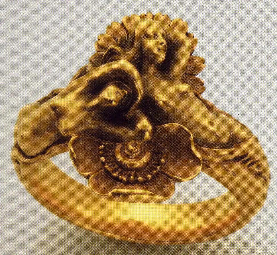 Ring Gold Louis Aucoc 1899-1900