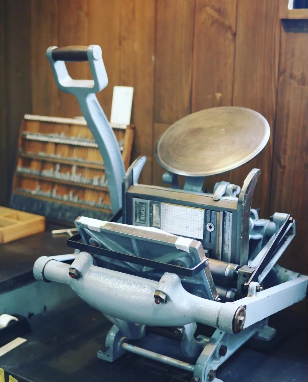 ▲圓盤凸版印刷機